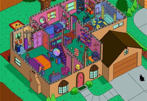 simpsons house layout